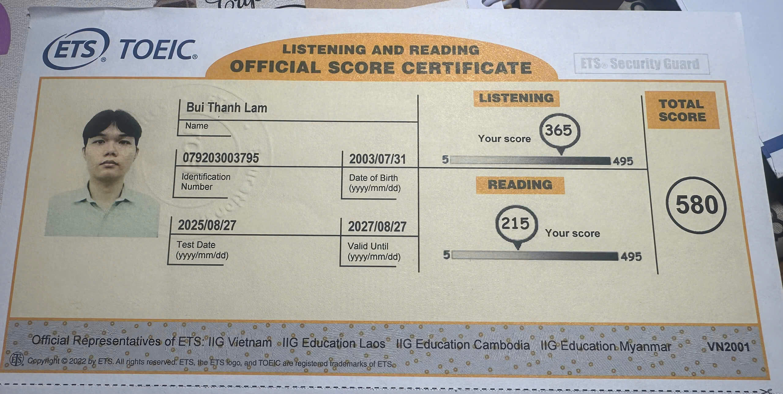 Phản hồi học viên 1