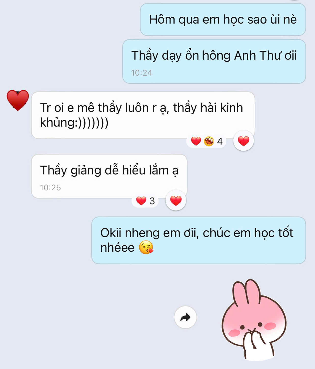 Phản hồi học viên 8